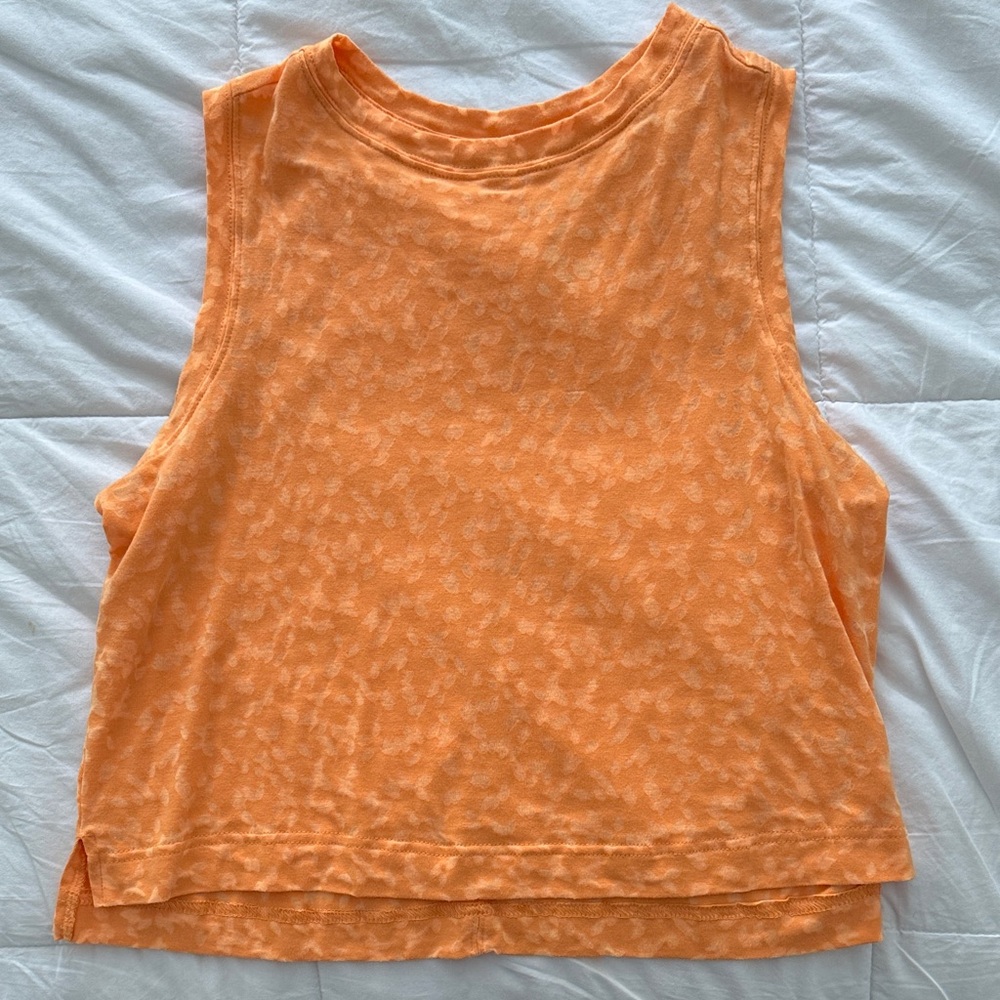 All in Motion Vibrant Orange Muscle Tee